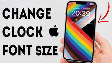 How To Change Lock Screen Clock Font Size On iPhone - Full Guide
