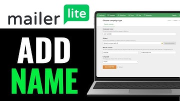 How to Add Name in MailerLite 2025 (QUICKLY)