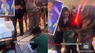 Jaidyn Alexis Son Gets Overwhelmed And Embarrassed After Her Friends Were Singing Happy B-day To Him