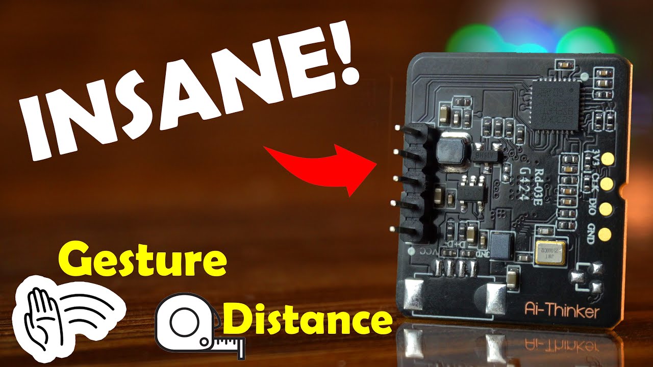 Sensor Radar Rd03d Rd-03E mmWave Human detection Sensor with ESP32, Distance Measurement ...