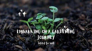 Embarking on a Gardening Journey✨️