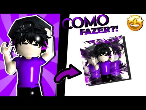 [GFX TUTORIAL] COMO FAZER GFX GLOSSY PELO CELULAR - ROBLOX