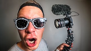 Filming a vlog like Casey