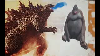 GODZILLA VS UH OH STINKY. (very weird video)
