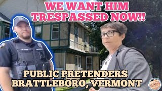 PUBLIC PRETENDERS GET *EDUCATED ON LAW* (911 CALLS) BRATTLEBORO, VT 1ST AMENDMENT AUDIT PRESS NH NOW