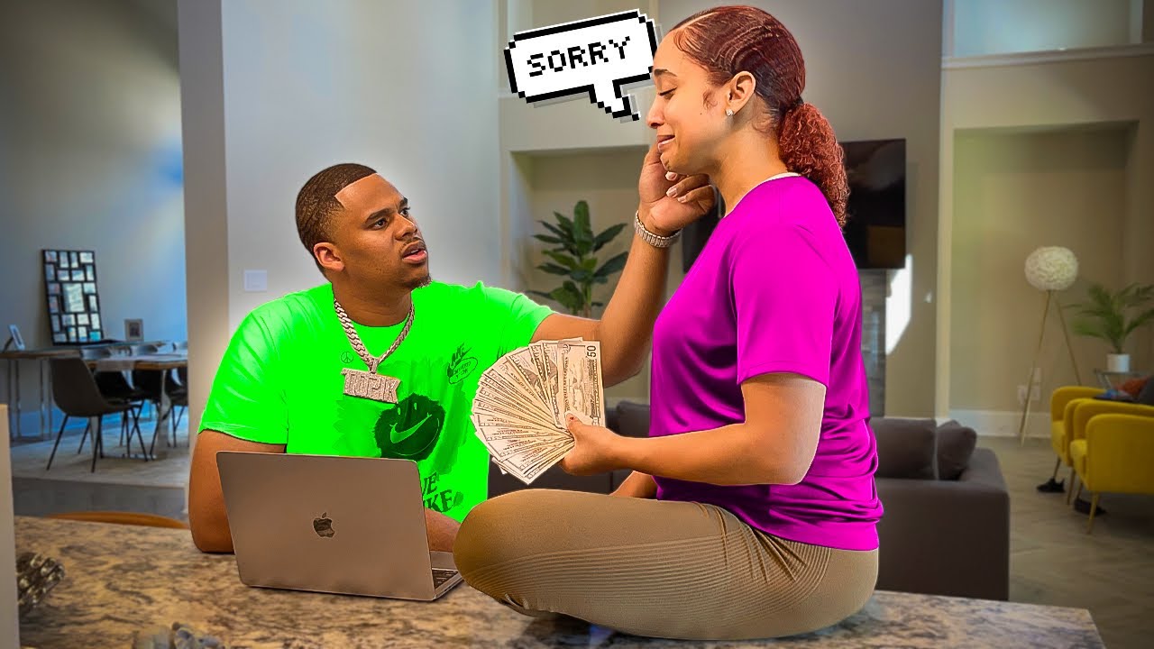 GIVING MY BOYFRIEND MONEY THEN TELLING HIM I CHEATED !!  *He Cried*