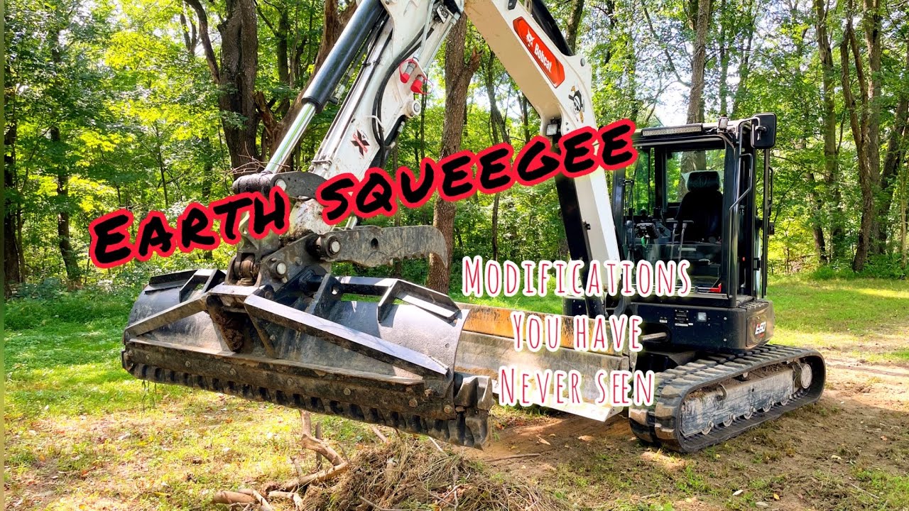 Earth SQUEEGEE, EXCAVATOR Modifications that will surprise you. Ground