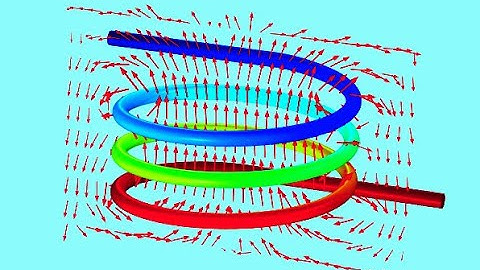 Simulation of temperature distribution in water-cooled induction heating coil  - Comsol Multiphysics