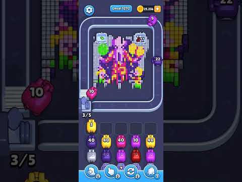Pixel Flow Level 1272 Solution No Commentary 