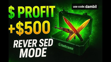 INSANE Profit in Hellcase Battle! (Reversed Mode WIN STREAK) use code:dambil