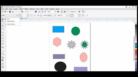 CorelDraw X8 tools tutorials in tamil PART 1
