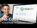"No Code, No Problem – How to build Website with ChatGPT"