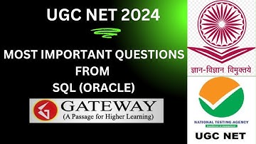 PYQ ON SQL | MCQ ON DBMS UGC NET | GATE | COMPUTER SCIENCE |
