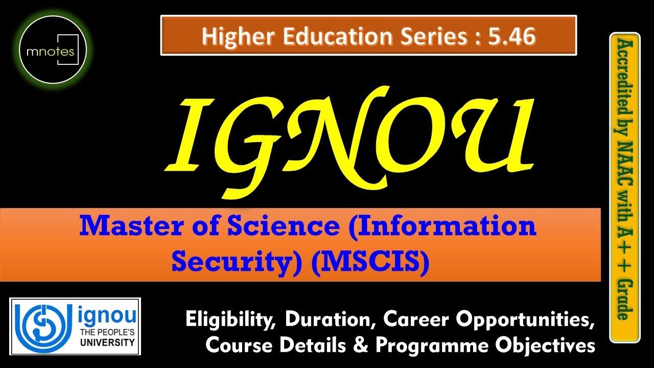IGNOU | M Sc | Information Security |  MSCIS | Admission July 2022 |IGNOU in Malayalam | MA |  MCOM