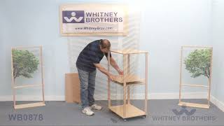 Whitney Brothers Mobile Art Drying Rack (WB0878)