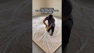 Fiber Optics Based Ceiling Light Design, #ceilingdesign #stretchceiling #construction