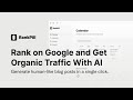 RankPill - Get Organic Traffic With AI