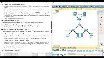 7.3.2.4 Packet Tracer: resolución de problemas de las ACL de IPv4 estándar
