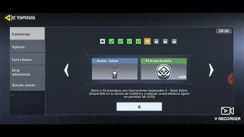 Mata a 10 enemigos con operaciones especiales 5 - Dead zebra COD MOBILE