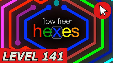 Flow Free Hexes Interval Pack Level 141 Solution (Android/IOS)
