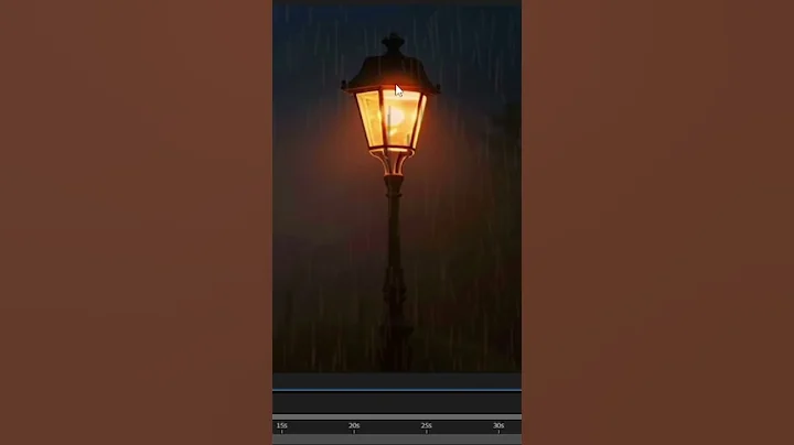 Create REALISTIC Rain in After Effects FAST (No 3rd Party Plugins Required) #shorts