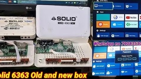 Solid 6363 old and new forever software Update......