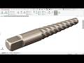 Learn the Modelling Technique of 'Broken Screw Extractor' in Solidworks | Easy Step-By-Step Method