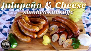 Homemade Jalapeno & Cheese Smoked Pork Sausages  | Smoked Pork Sausage Recipe | How to make | Braai