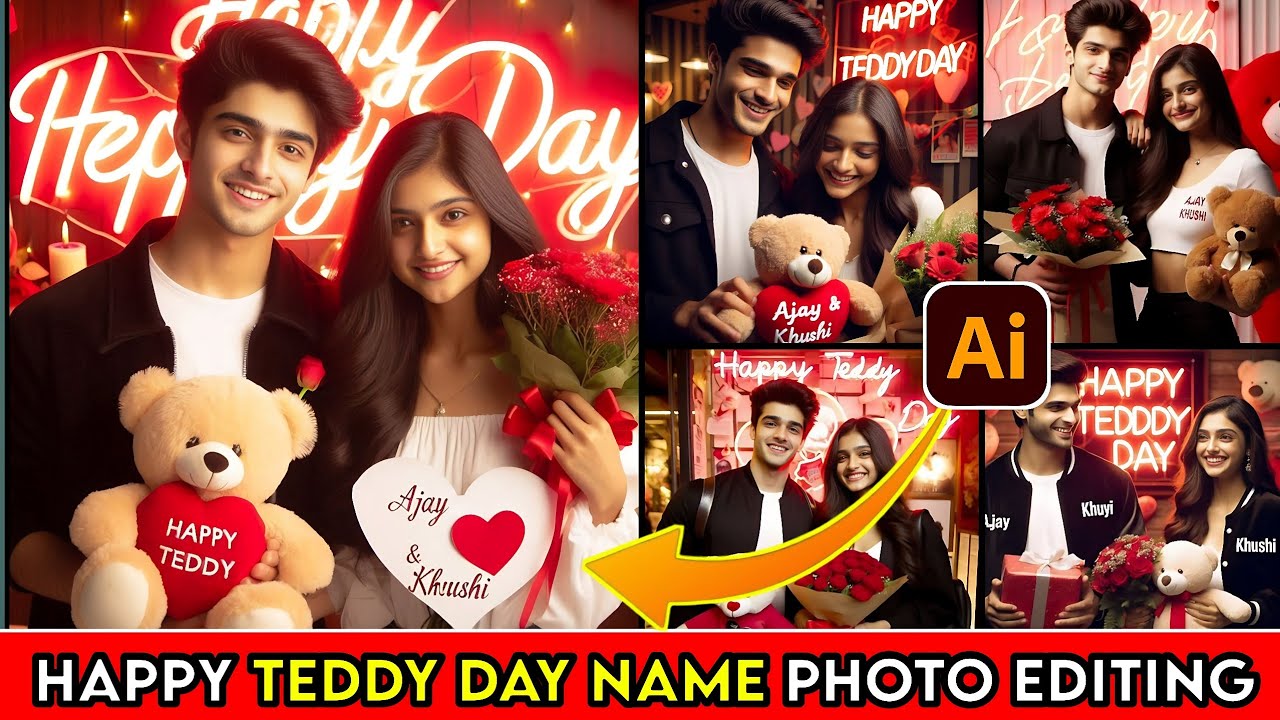Teddy day AI Photo Editing|Teddy day AI Photo kaise banaye|Bing image creator