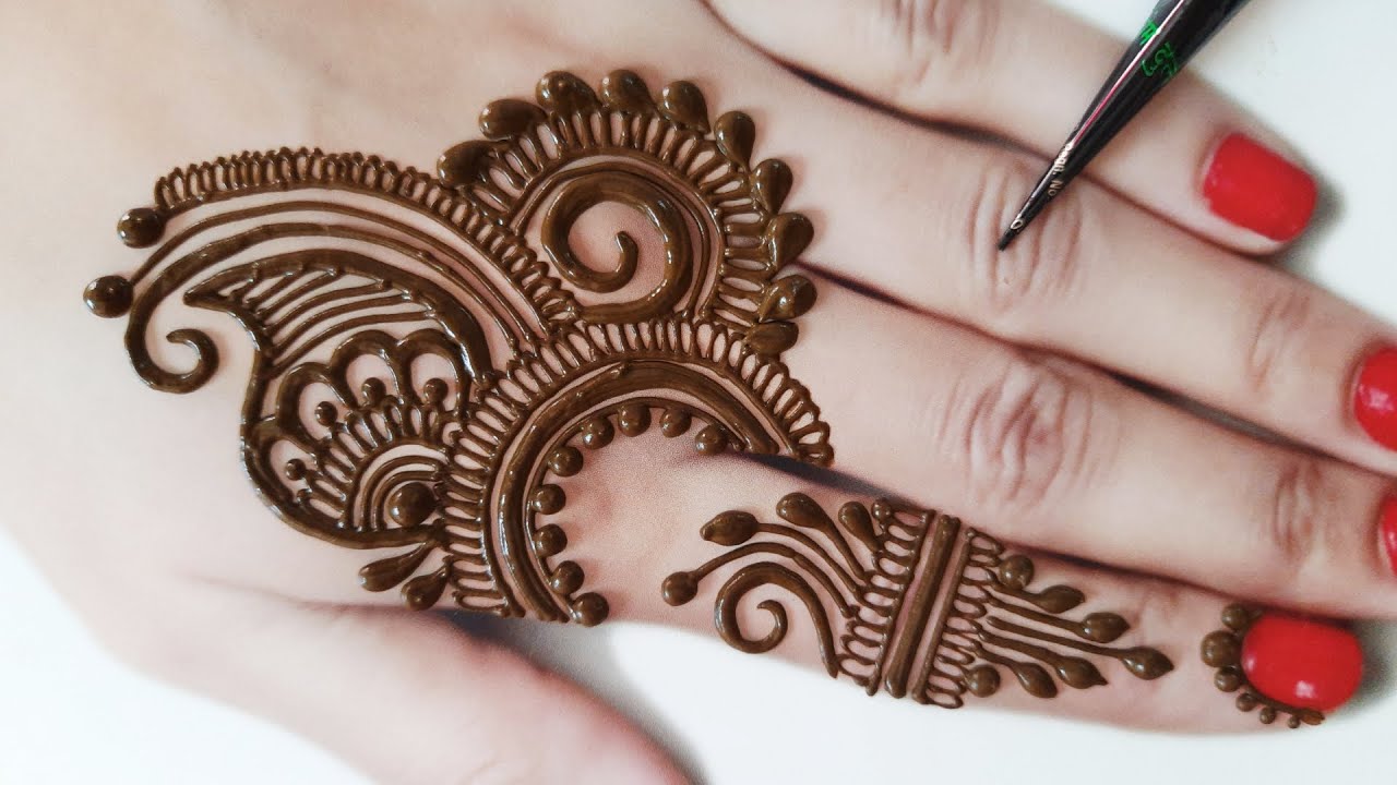 Latest Arabic Mehndi Designs For Back Hands - New Arabic Mehndi Design ...