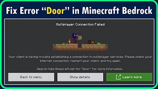 How to Fix Minecraft Bedrock Error Code: Door Update
