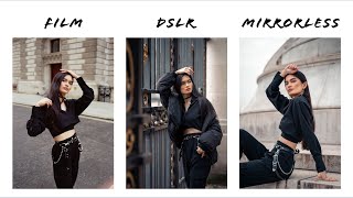 London Fashion Photoshoot Bts Using A Film, Dslr & Mirrorless Camera