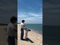 【最高】海で弾く「あの夏へ」が最高すぎる…！　#ピアノ #ジブリ #あの夏へ #鳥取 #自然