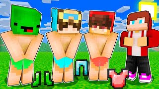 Jj Took Off Mikey And Cash And Nico Clothes Prank Funny Story In Minecraft - Maizen