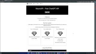 Obtaining the NeuroAPI API key and installing it in NeuroGPT and online chat.