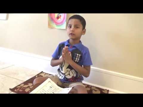 Summer camp 2019: Gobinda reading in Sanskrit