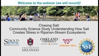 Community Science Chasing Salt Project Webinar