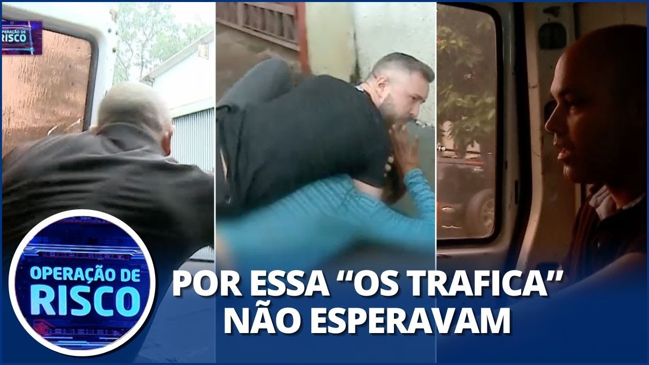 Coisa de cinema! Policiais montam armadilha em furgão e surpreendem traficantes