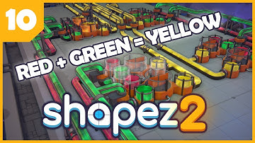 Shapez 2 EP10 - a simple color mixing blueprint