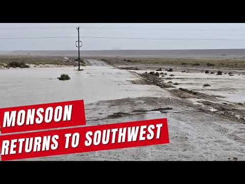 Monsoon Thunderstorms Reload Over Southwest Following Deadly Flooding