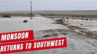Monsoon Thunderstorms Reload Over Southwest Following Deadly Flooding