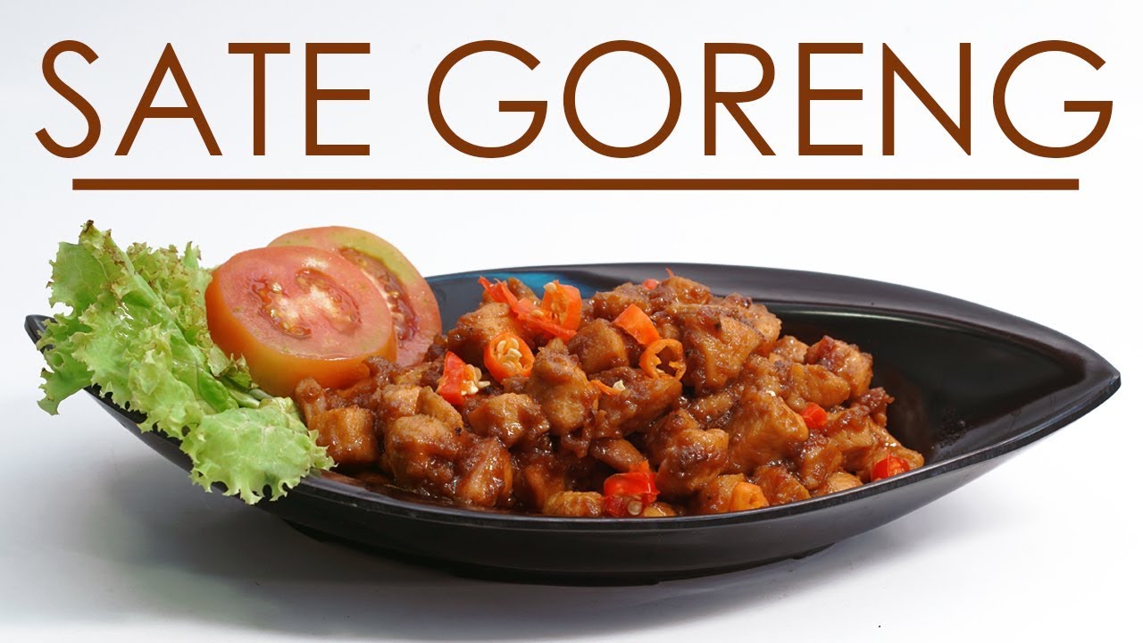 Cara Membuat Sate Goreng - YouTube