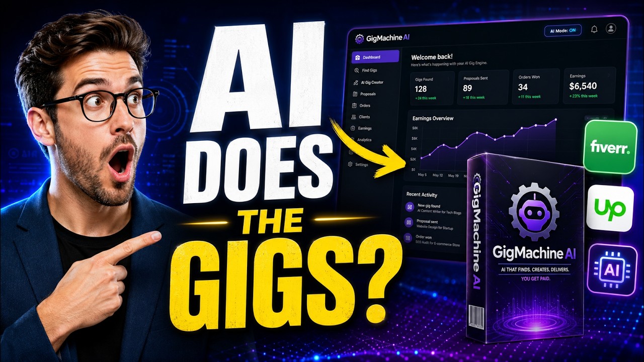 GigMachine AI Review 2026 – Fiverr & Upwork Gigs With AI? Demo + Bonuses