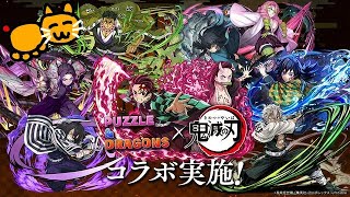 鬼滅の刃コラボが来たから全キャラ当てたい！ついでにパズル力も見せたい！【パズドラ】