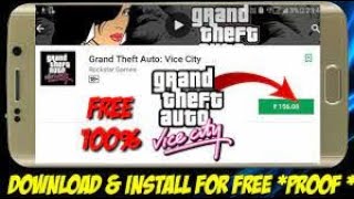 How to Download Grand Theft Auto Vice City on Android Free - 2020 ( 100% WORKING ) & GAMEPLAY screenshot 4