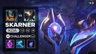 Skarner vs Olaf Top - KR Challenger - Patch 14.9 Season 14