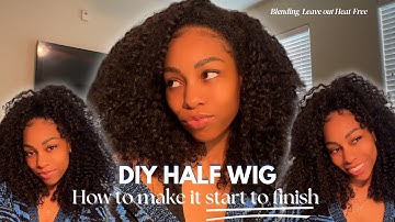 How to make a Curly Flip Over Wig ft. Curls Queen | Beginner Friendly detailed tutorial
