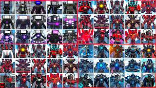 SIZE COMPARISON ULTRA SPEAKER BOSS VS SKIBIDI TOILET BOSSES, ASTRO JUGGERNAUT VS TITAN SPEAKERMAN