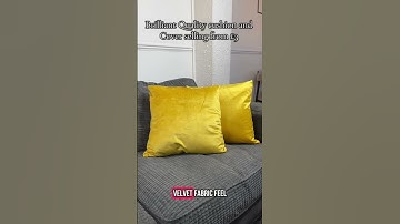 Soft Velvet Cushion Covers - Pack of 2 or 4 | High Quality with Invisible Zipper