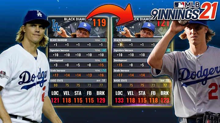 MLB 9 Innings 21 - Black Diamond Signature Zack Greinke Retrained For Finesse Pitcher!